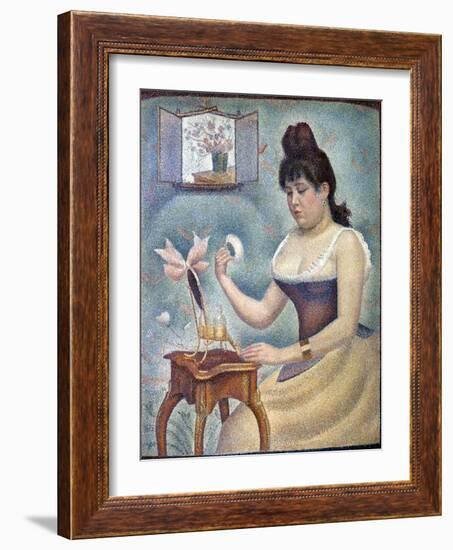 Seurat: Knobloch, 1889-90-Georges Seurat-Framed Giclee Print