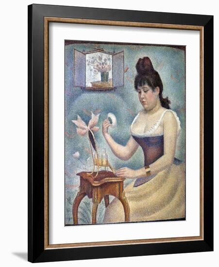 Seurat: Knobloch, 1889-90-Georges Seurat-Framed Giclee Print