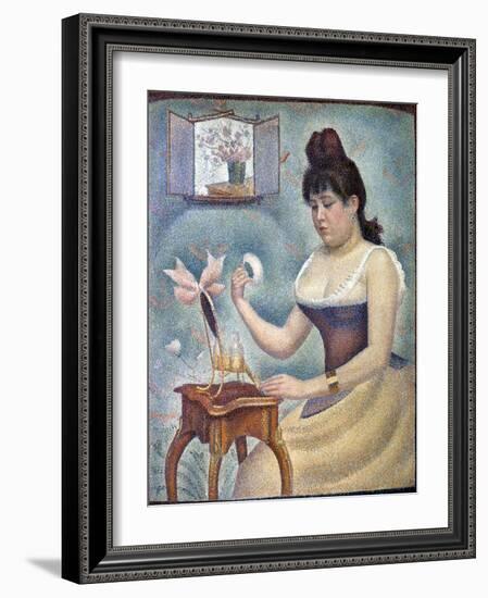 Seurat: Knobloch, 1889-90-Georges Seurat-Framed Giclee Print