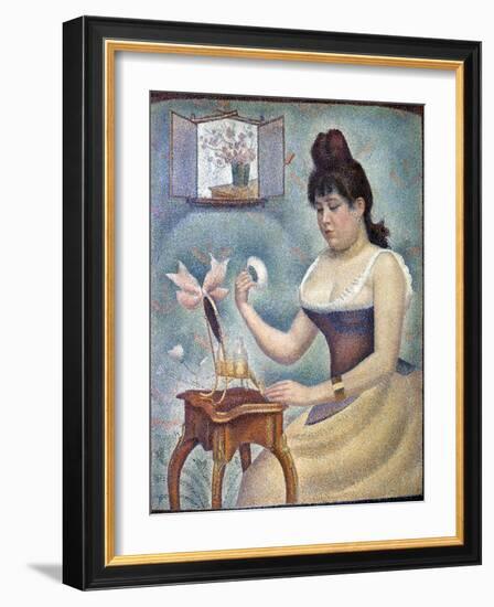 Seurat: Knobloch, 1889-90-Georges Seurat-Framed Giclee Print