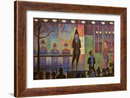 Seurat: La Parade-Georges Seurat-Framed Giclee Print