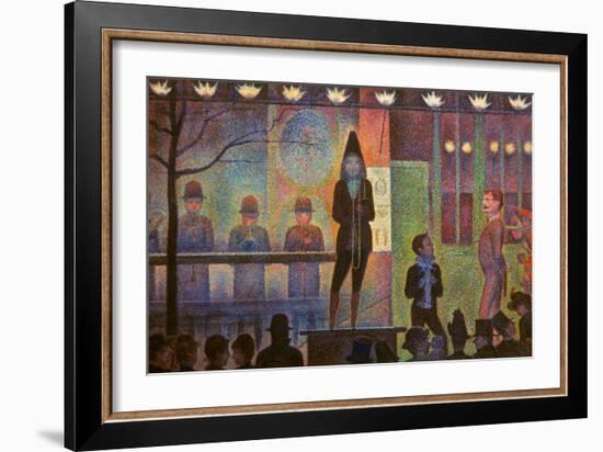 Seurat: La Parade-Georges Seurat-Framed Giclee Print