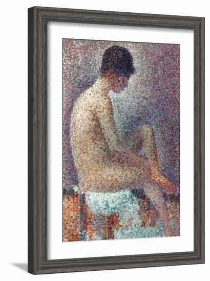 Seurat: Model, 1887-Georges Seurat-Framed Giclee Print