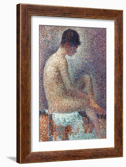 Seurat: Model, 1887-Georges Seurat-Framed Giclee Print