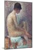 Seurat: Model, 1887-Georges Seurat-Mounted Giclee Print