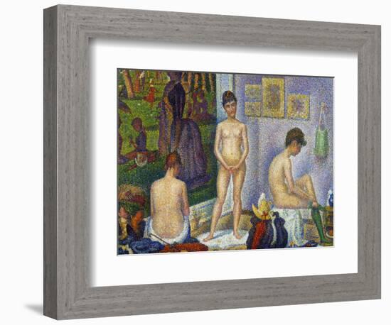 Seurat: Models, C1866-Georges Seurat-Framed Giclee Print