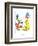 Seuss Treasures Collection II - Fox in Socks (white)-Theodor (Dr. Seuss) Geisel-Framed Art Print