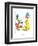 Seuss Treasures Collection II - Fox in Socks (white)-Theodor (Dr. Seuss) Geisel-Framed Art Print