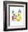 Seuss Treasures Collection II - Fox in Socks (white)-Theodor (Dr. Seuss) Geisel-Framed Art Print