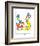 Seuss Treasures Collection II - Fox in Socks (white)-Theodor (Dr. Seuss) Geisel-Framed Art Print