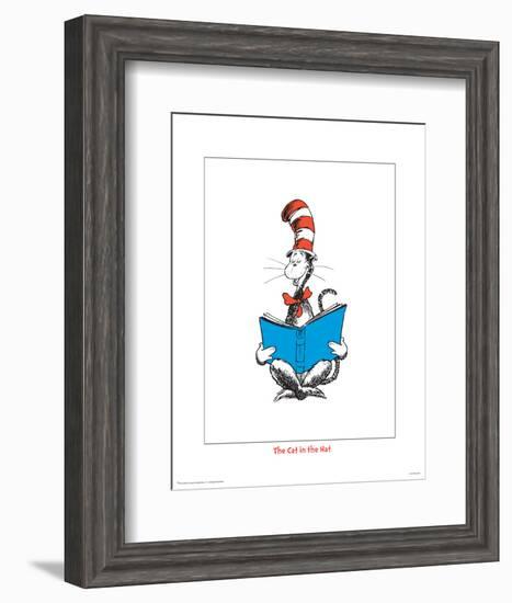 Seuss Treasures Collection III - The Cat in the Hat (white)-Theodor (Dr. Seuss) Geisel-Framed Art Print