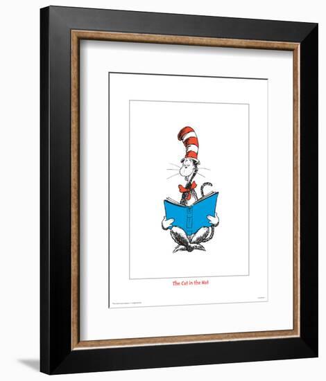 Seuss Treasures Collection III - The Cat in the Hat (white)-Theodor (Dr. Seuss) Geisel-Framed Art Print