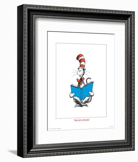 Seuss Treasures Collection III - The Cat in the Hat (white)-Theodor (Dr. Seuss) Geisel-Framed Art Print