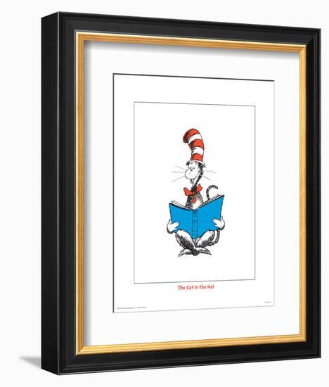 Seuss Treasures Collection III - The Cat in the Hat (white)-Theodor (Dr. Seuss) Geisel-Framed Art Print