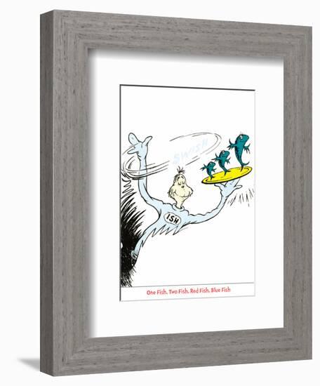 Seuss Treasures Collection IV - One Fish Two Fish Red Fish Blue Fish-Theodor (Dr. Seuss) Geisel-Framed Art Print