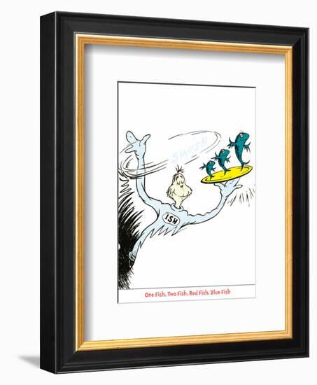 Seuss Treasures Collection IV - One Fish Two Fish Red Fish Blue Fish-Theodor (Dr. Seuss) Geisel-Framed Art Print