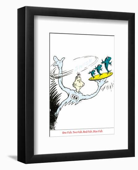 Seuss Treasures Collection IV - One Fish Two Fish Red Fish Blue Fish-Theodor (Dr. Seuss) Geisel-Framed Art Print