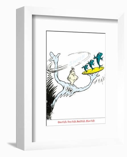 Seuss Treasures Collection IV - One Fish Two Fish Red Fish Blue Fish-Theodor (Dr. Seuss) Geisel-Framed Art Print