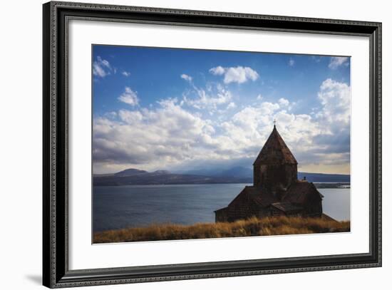 Sevanavank Monastery, Lake Seven, Armenia, Central Asia, Asia-Jane Sweeney-Framed Photographic Print