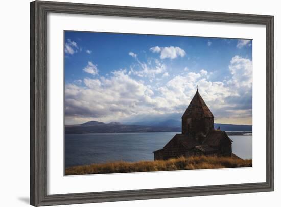 Sevanavank Monastery, Lake Seven, Armenia, Central Asia, Asia-Jane Sweeney-Framed Photographic Print