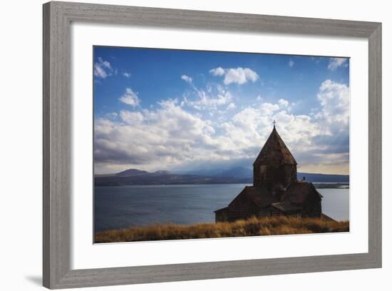 Sevanavank Monastery, Lake Seven, Armenia, Central Asia, Asia-Jane Sweeney-Framed Photographic Print