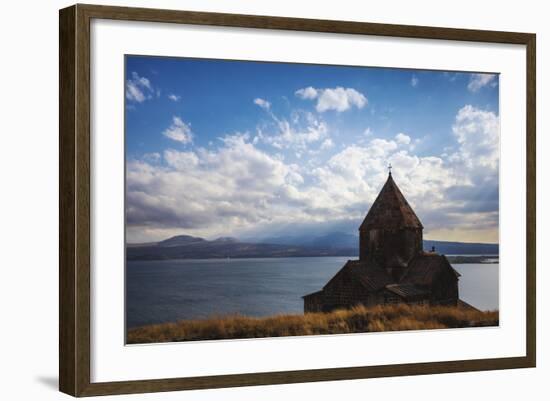 Sevanavank Monastery, Lake Seven, Armenia, Central Asia, Asia-Jane Sweeney-Framed Photographic Print