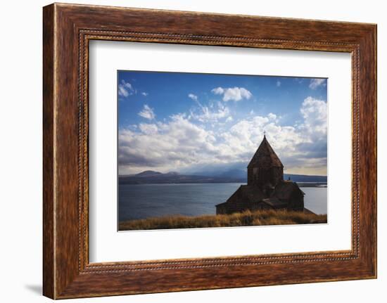 Sevanavank Monastery, Lake Seven, Armenia, Central Asia, Asia-Jane Sweeney-Framed Photographic Print