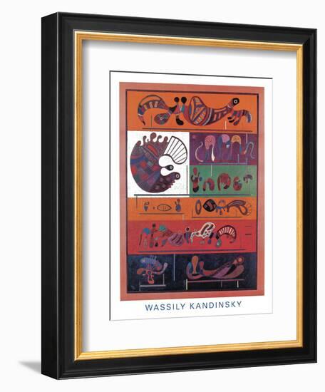 Seven, 1943-unknown Handinsky-Framed Art Print