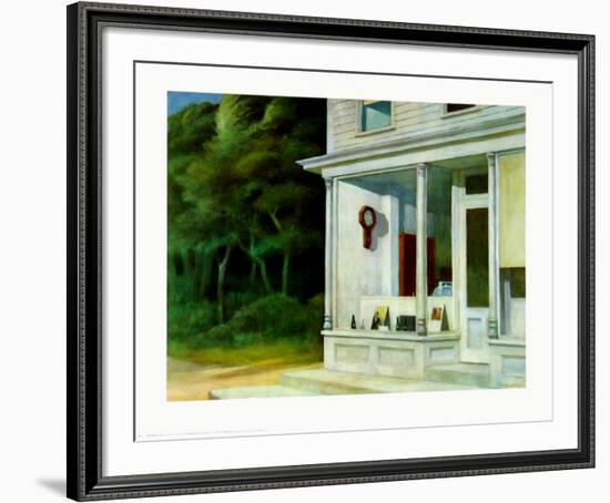 Seven A.M.-Edward Hopper-Framed Art Print