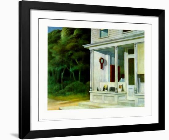 Seven A.M.-Edward Hopper-Framed Art Print