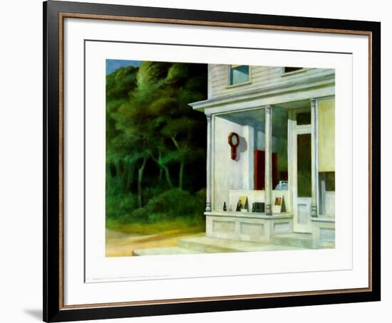Seven A.M.-Edward Hopper-Framed Art Print