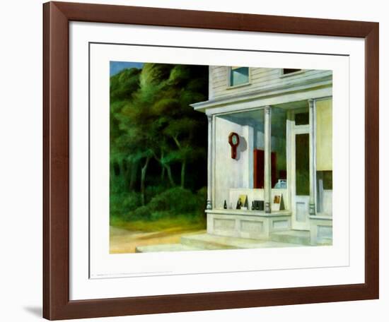 Seven A.M.-Edward Hopper-Framed Art Print