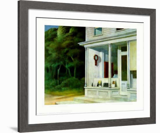 Seven A.M.-Edward Hopper-Framed Art Print