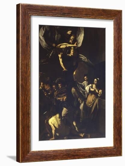 Seven Acts of Mercy-Caravaggio-Framed Art Print