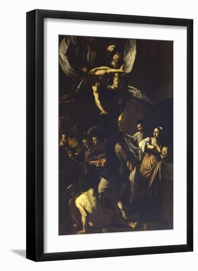 Seven Acts of Mercy-Caravaggio-Framed Art Print