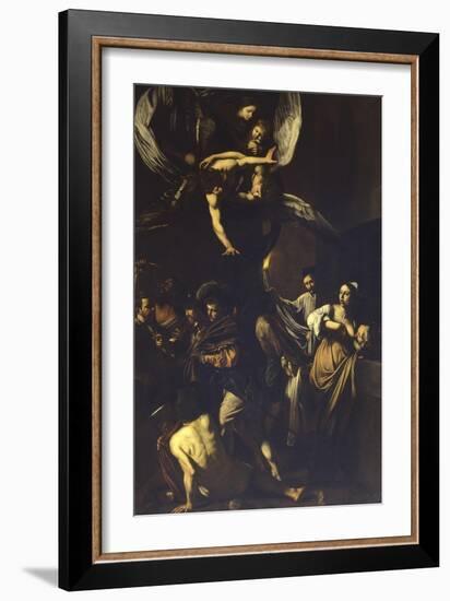 Seven Acts of Mercy-Caravaggio-Framed Art Print