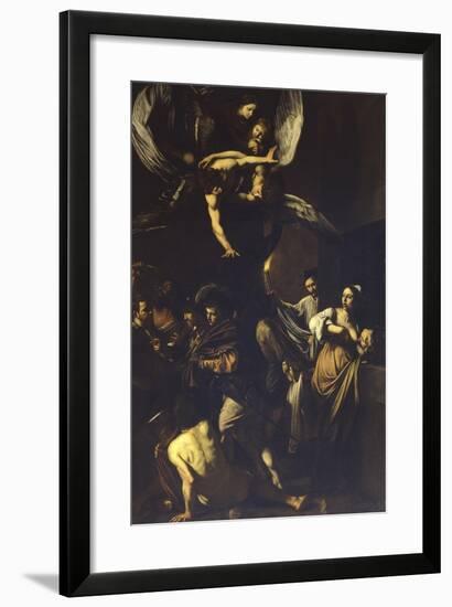 Seven Acts of Mercy-Caravaggio-Framed Art Print