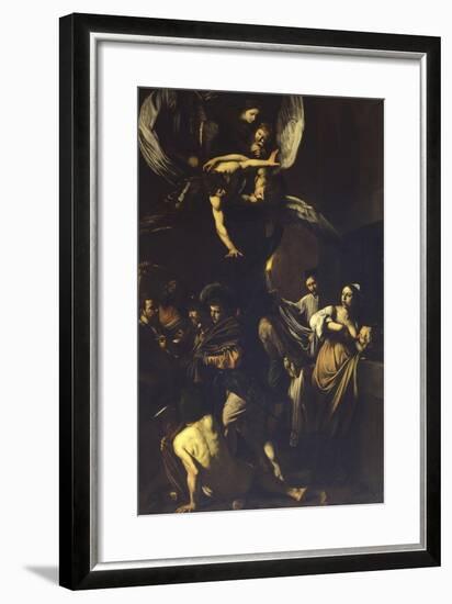 Seven Acts of Mercy-Caravaggio-Framed Art Print