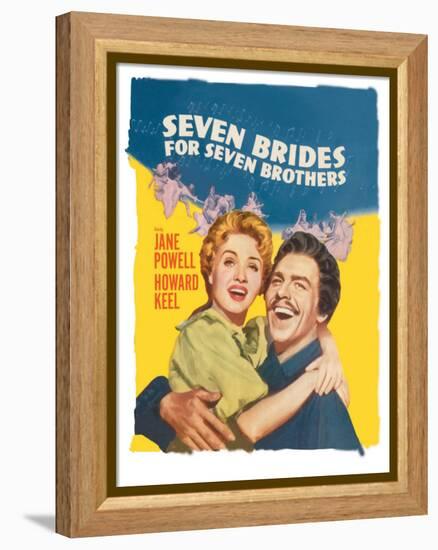 Seven Brides for Seven Brothers, 1954-null-Framed Stretched Canvas