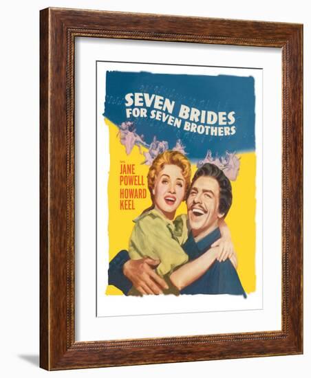 Seven Brides for Seven Brothers, 1954-null-Framed Art Print