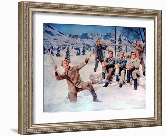 Seven Brides For Seven Brothers, 1954-null-Framed Photo