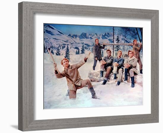 Seven Brides For Seven Brothers, 1954-null-Framed Photo