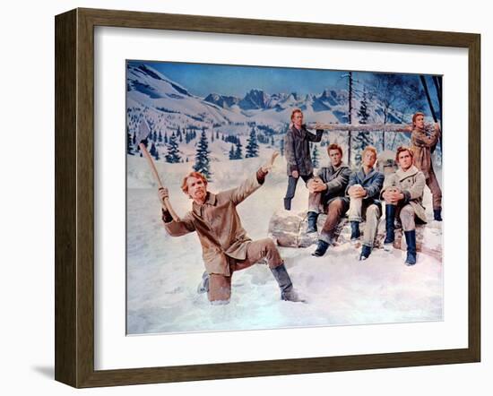 Seven Brides For Seven Brothers, 1954-null-Framed Photo