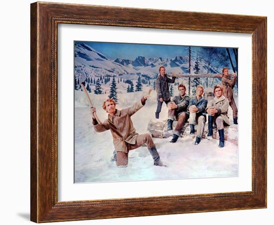 Seven Brides For Seven Brothers, 1954-null-Framed Photo