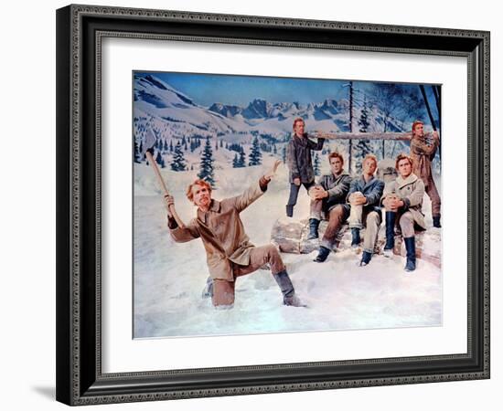 Seven Brides For Seven Brothers, 1954-null-Framed Photo