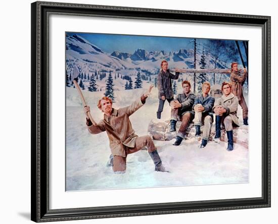 Seven Brides For Seven Brothers, 1954-null-Framed Photo