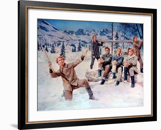 Seven Brides For Seven Brothers, 1954-null-Framed Photo