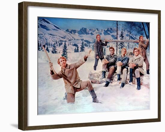 Seven Brides For Seven Brothers, 1954-null-Framed Photo