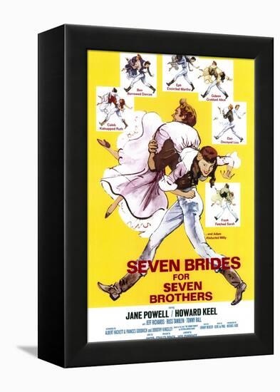 Seven Brides for Seven Brothers, 1954-null-Framed Stretched Canvas