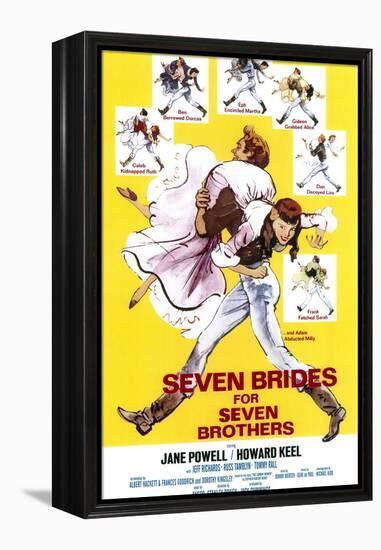 Seven Brides for Seven Brothers, 1954-null-Framed Stretched Canvas